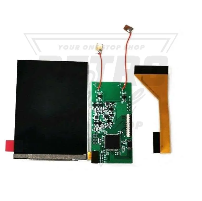 Game Boy Color IPS Backlight with Color Palettes and Button Controls - Hispeedido