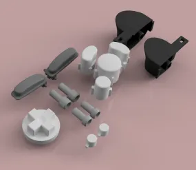 GameCube Button Set - PBT Material - Ergo Triggers