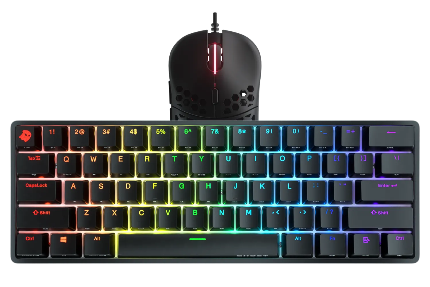 Ghost A1 Aluminum - Keyboard & Mouse Combo