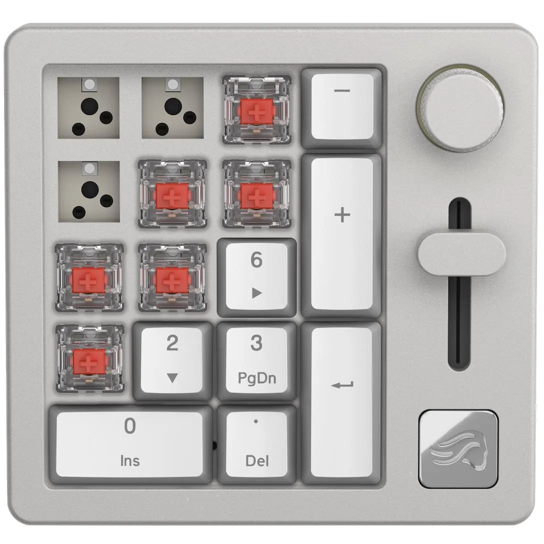 Glorious Numpad Prebuilt (White Slate)