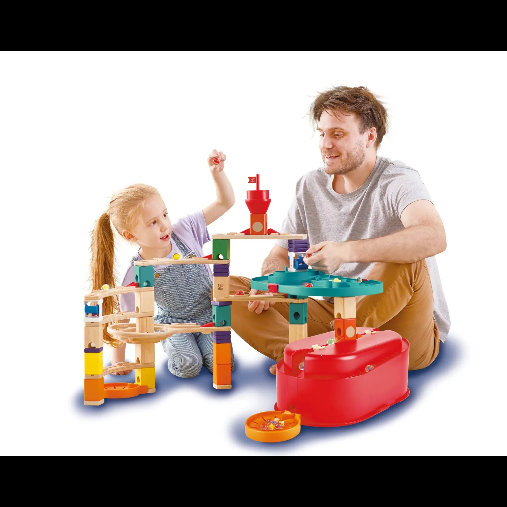 Hape Quadrilla Stack Track Bucket