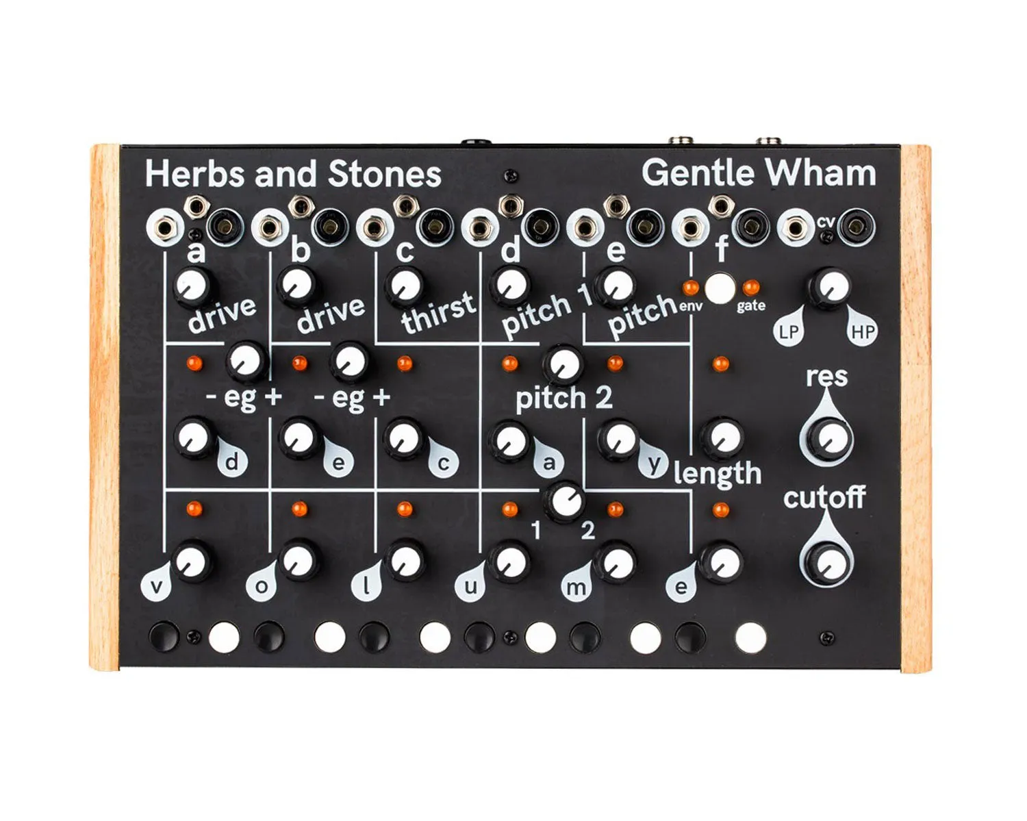 Herbs & Stones Gentle Wham Six Voice Analog Drum Synthesiser