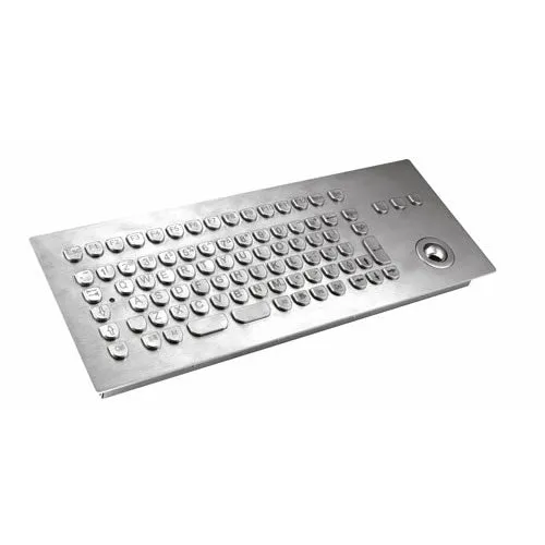 InduKey TKV-084-TB25V-MODUL Vandal Proof Keyboard with Integrated Trackball