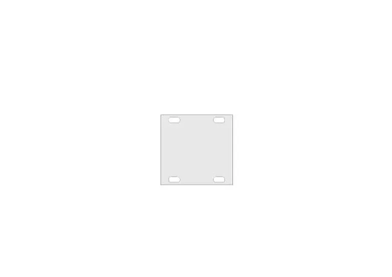 Intellijel Blank 1U x 8HP Panel