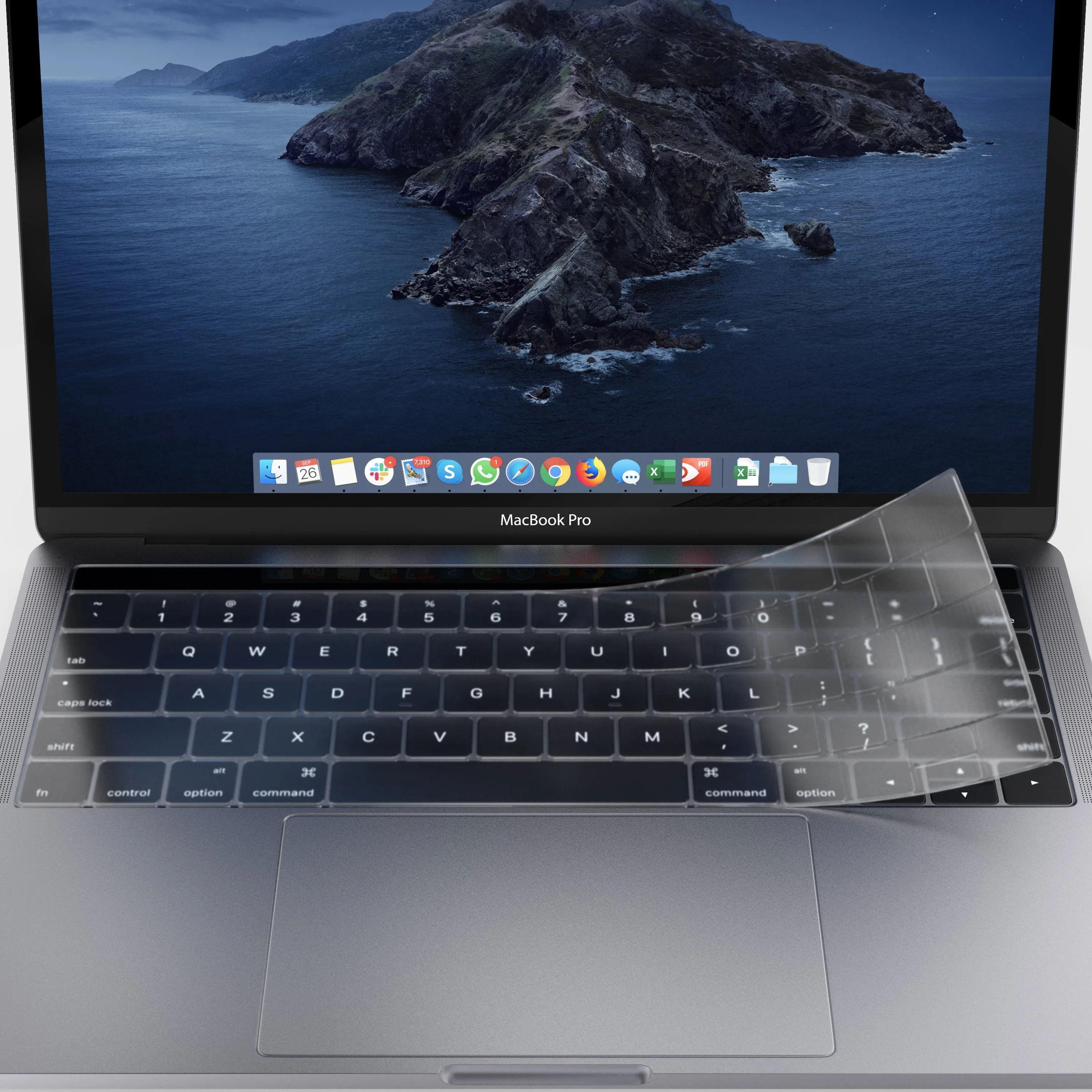 Keyboard Protector for MacBook Pro 15" (2019-2016) with Touch Bar - US Layout