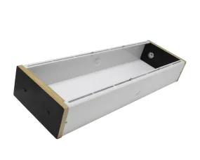 KOMA Elektronik Case 3U 84HP - White (Powered)