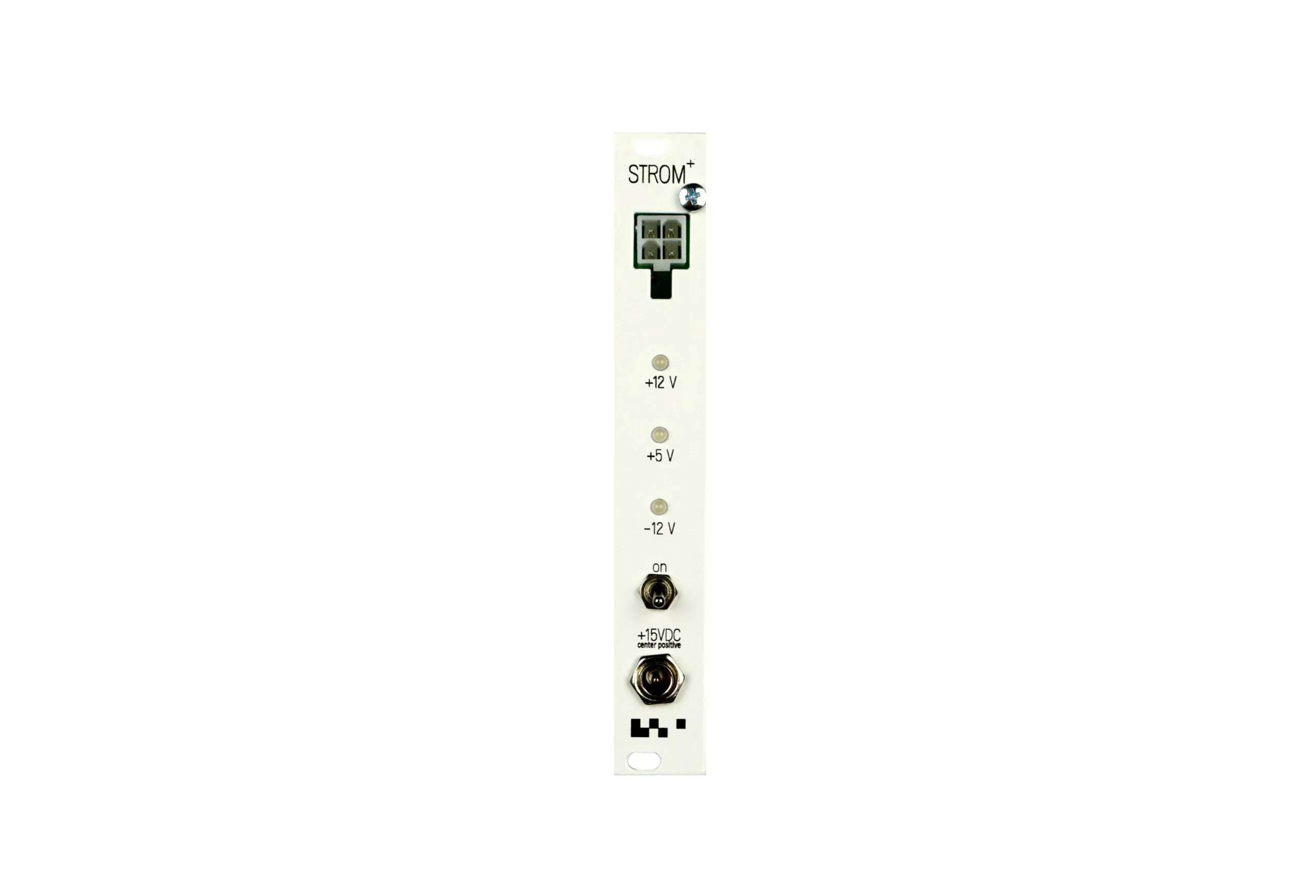 KOMA Elektronik Case 3U 84HP - White (Powered)
