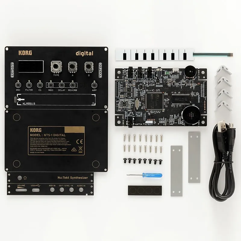 Korg Nu:Tekt NTS-1 Digital Kit DIY Programmable Synthesizer - Power Kit