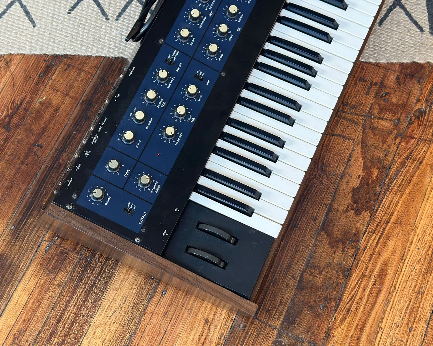 KORG PolySix - Includes MIDI In Mod & Flight Case - 117v