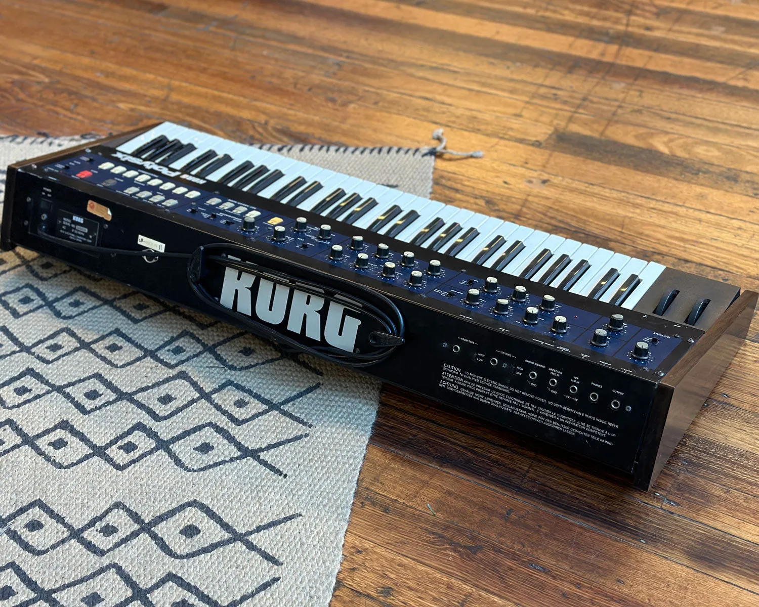 KORG PolySix - Includes MIDI In Mod & Flight Case - 117v
