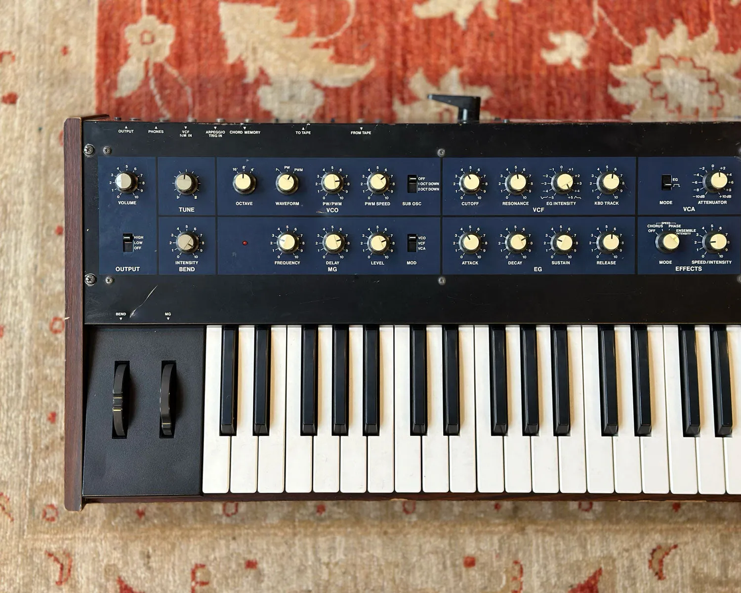 KORG PolySix Programmable 6 Voice Polyphonic Analogue Synthesizer
