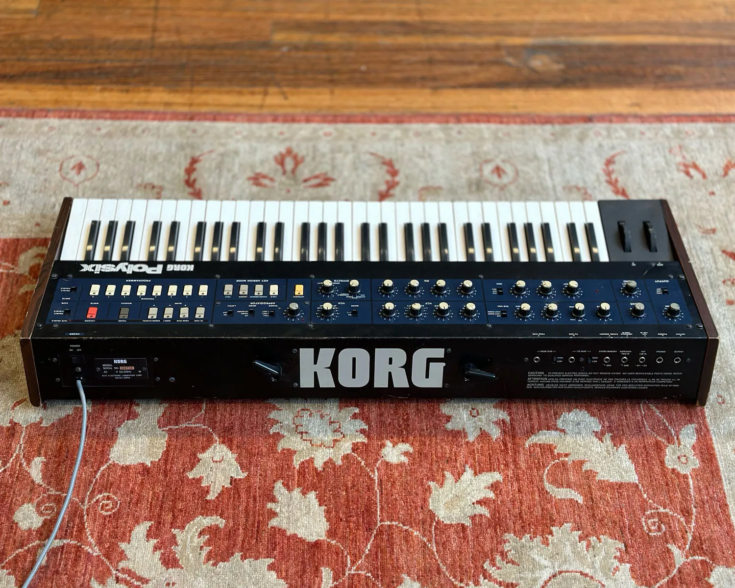 KORG PolySix Programmable 6 Voice Polyphonic Analogue Synthesizer