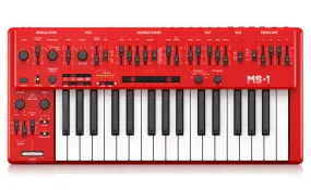 Limited Edition Behringer MS-1 MKII Analog Synthesizer Red