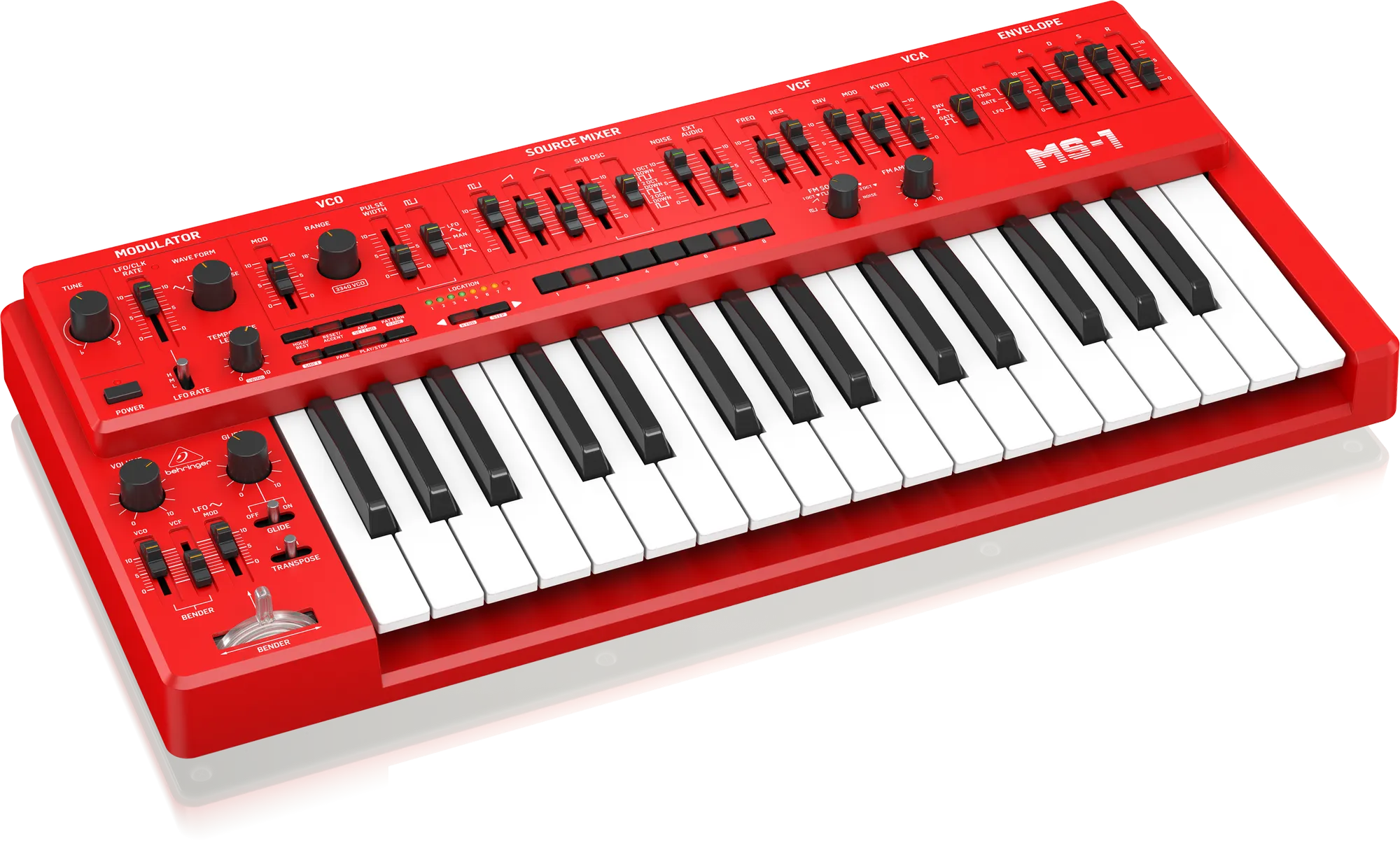 Limited Edition Behringer MS-1 MKII Analog Synthesizer Red