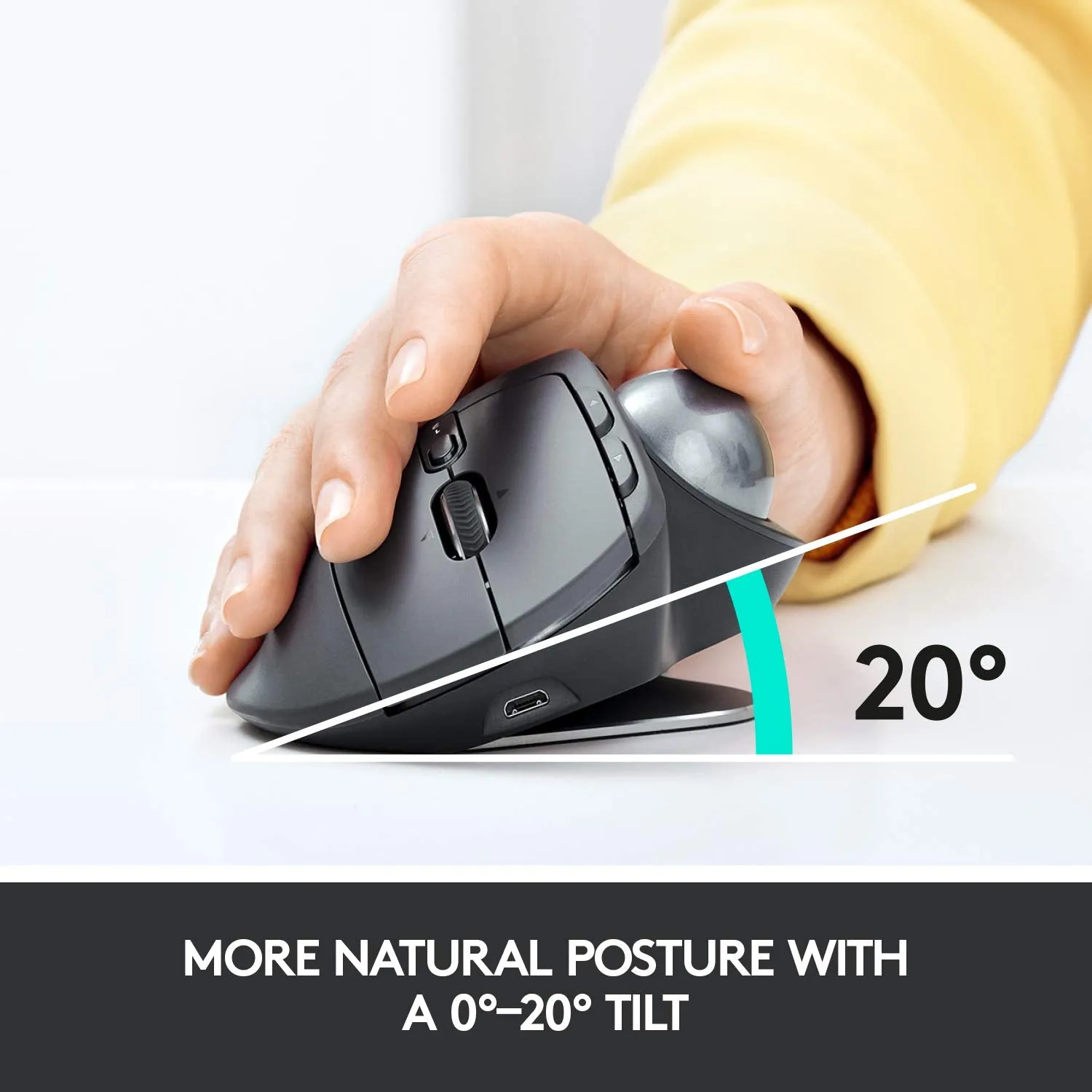 Logitech MX Ergo Wireless Trackball Mouse