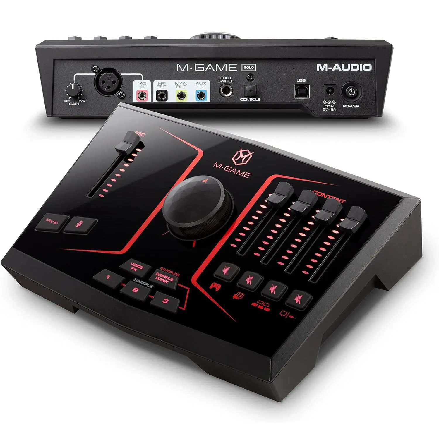 M-Game Solo USB Audio Interface Mixer for Streaming and Gaming  (Refurbished)
