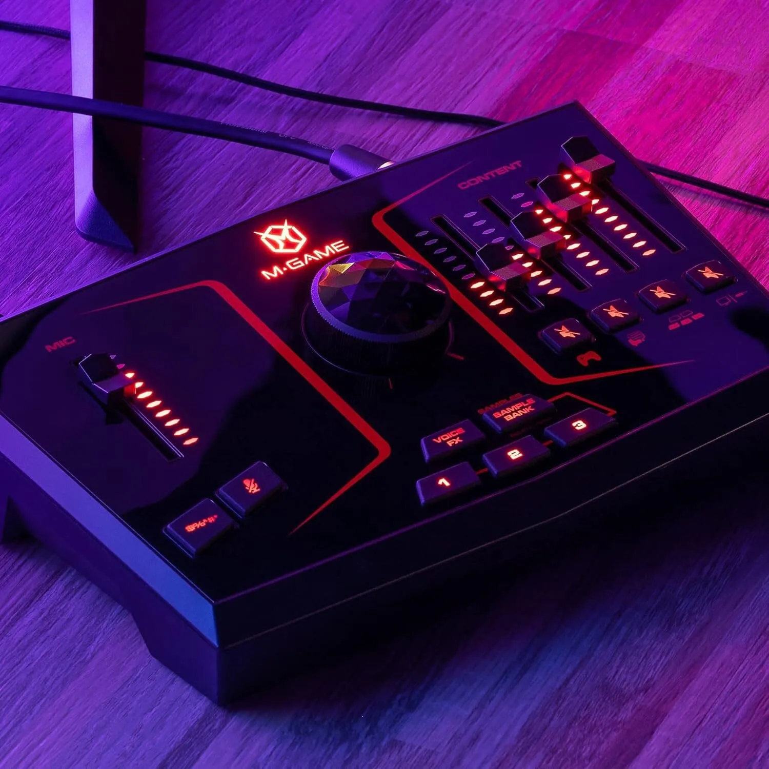 M-Game Solo USB Audio Interface Mixer for Streaming and Gaming  (Refurbished)