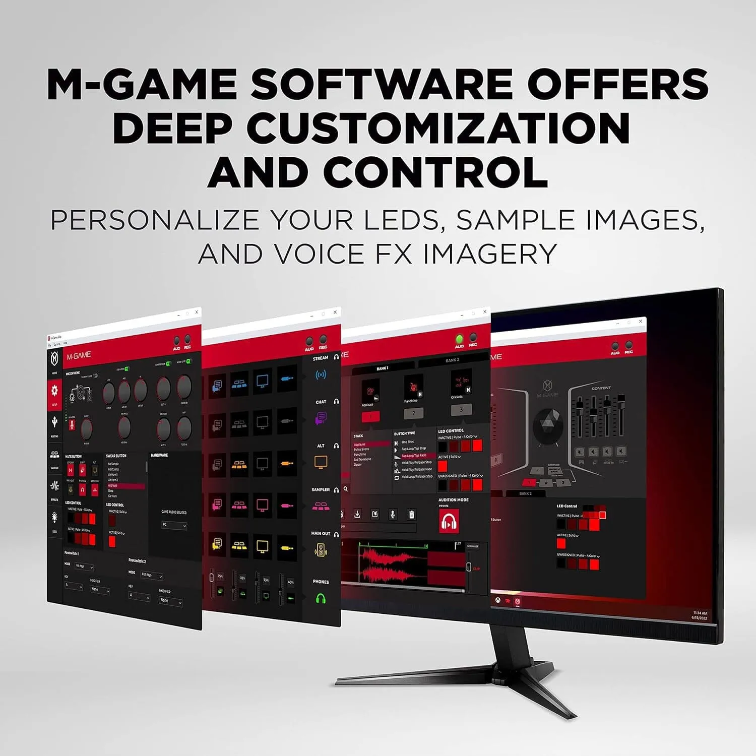 M-Game Solo USB Audio Interface Mixer for Streaming and Gaming  (Refurbished)