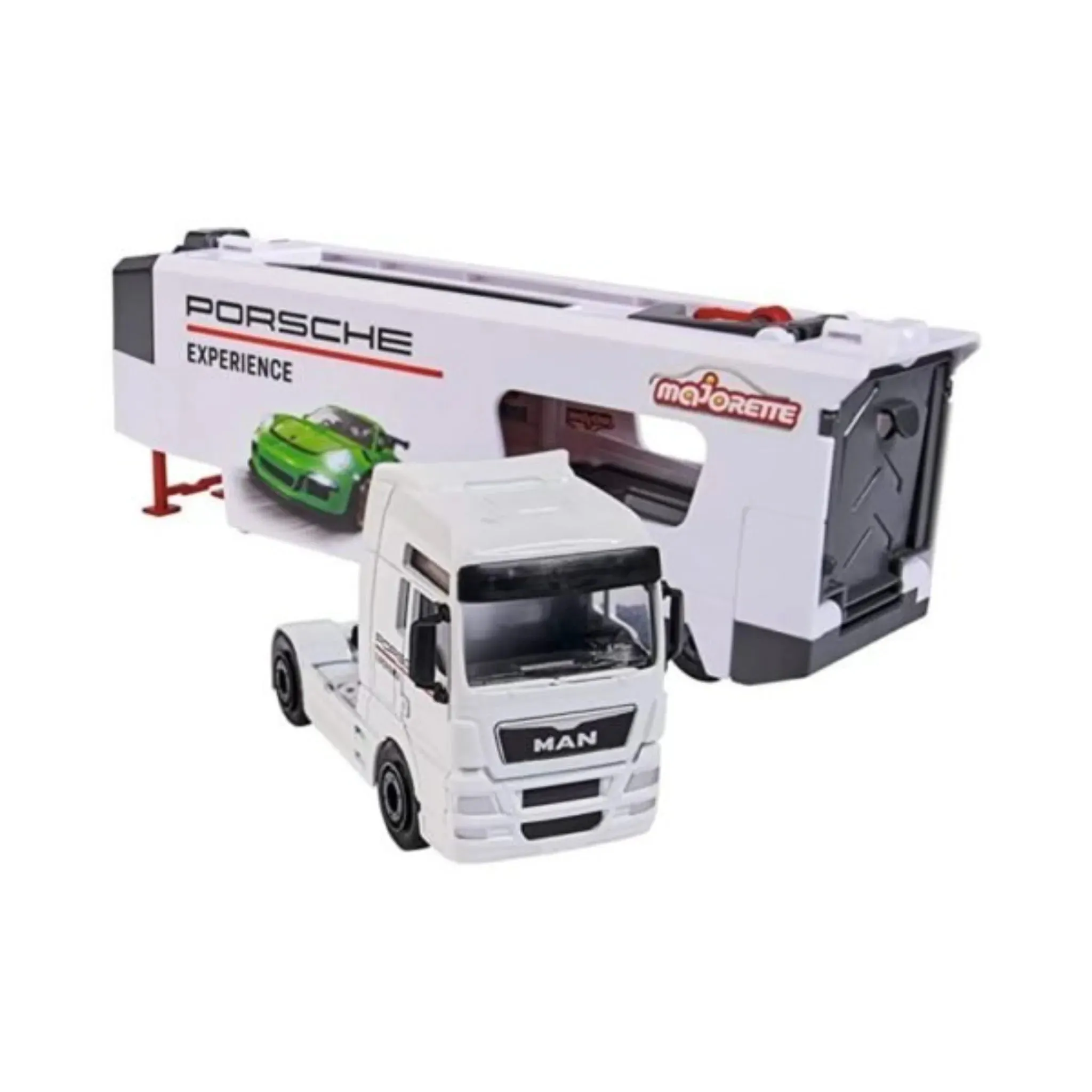 Majorette Man Tgx Truck Porsche Exp W 2 Cars