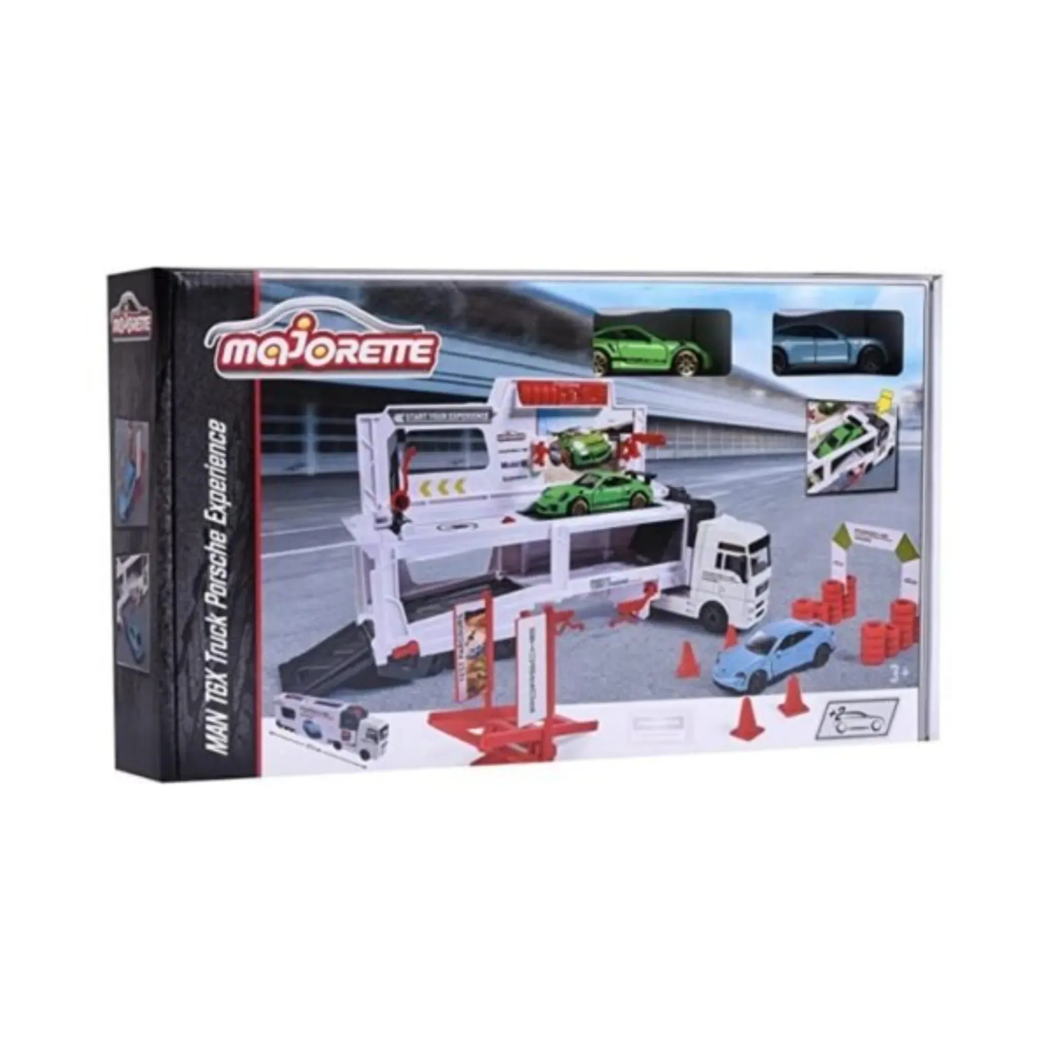 Majorette Man Tgx Truck Porsche Exp W 2 Cars