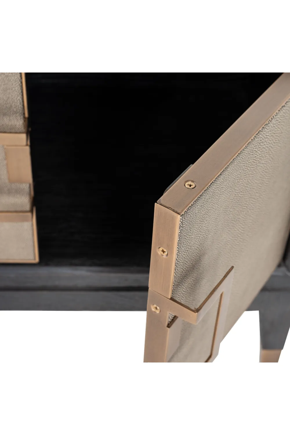 Modern Leather TV Unit | OROA Bloomingville