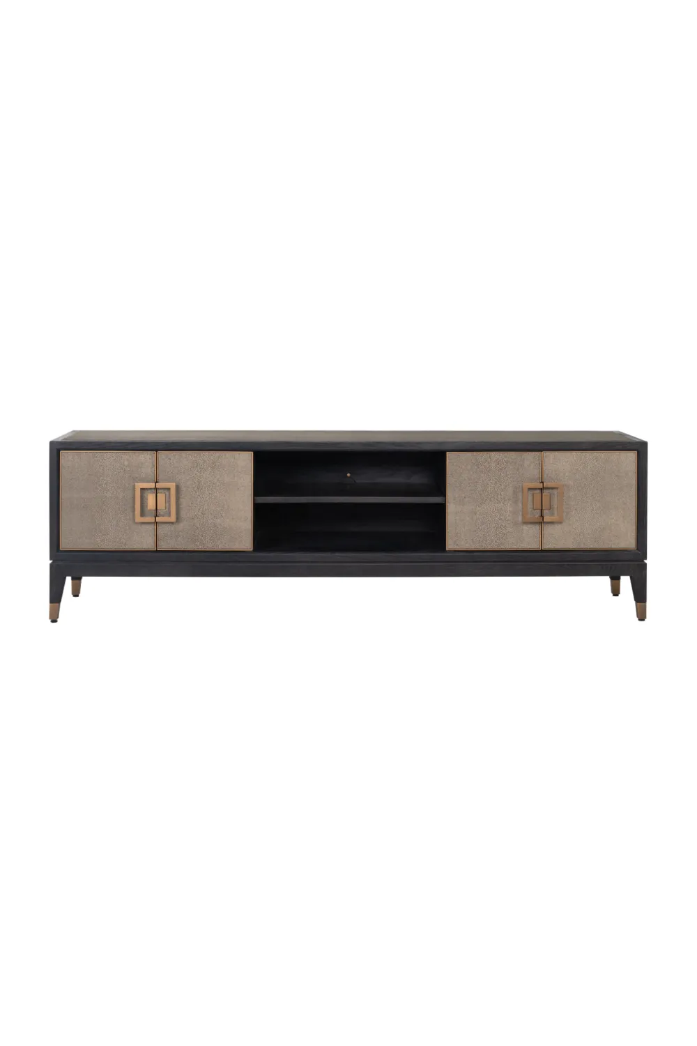 Modern Leather TV Unit | OROA Bloomingville