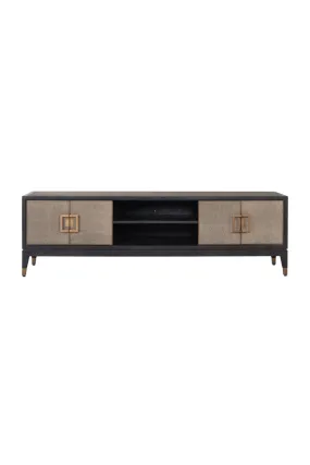 Modern Leather TV Unit | OROA Bloomingville