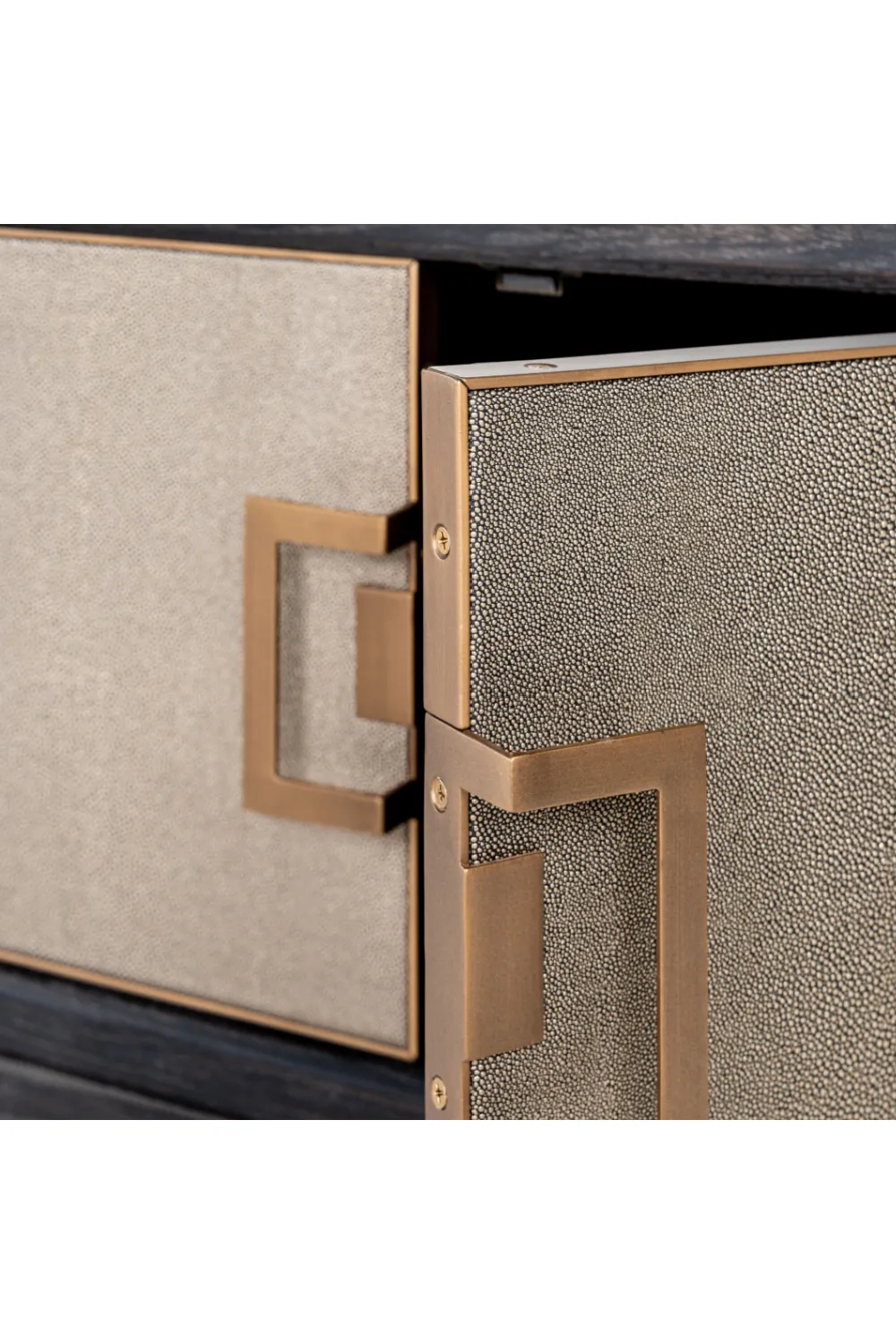 Modern Leather TV Unit | OROA Bloomingville