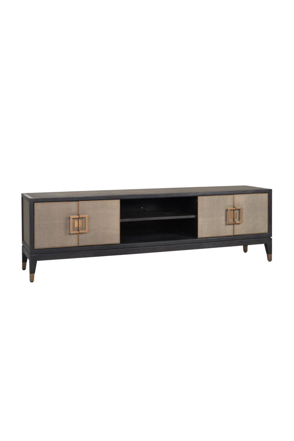 Modern Leather TV Unit | OROA Bloomingville