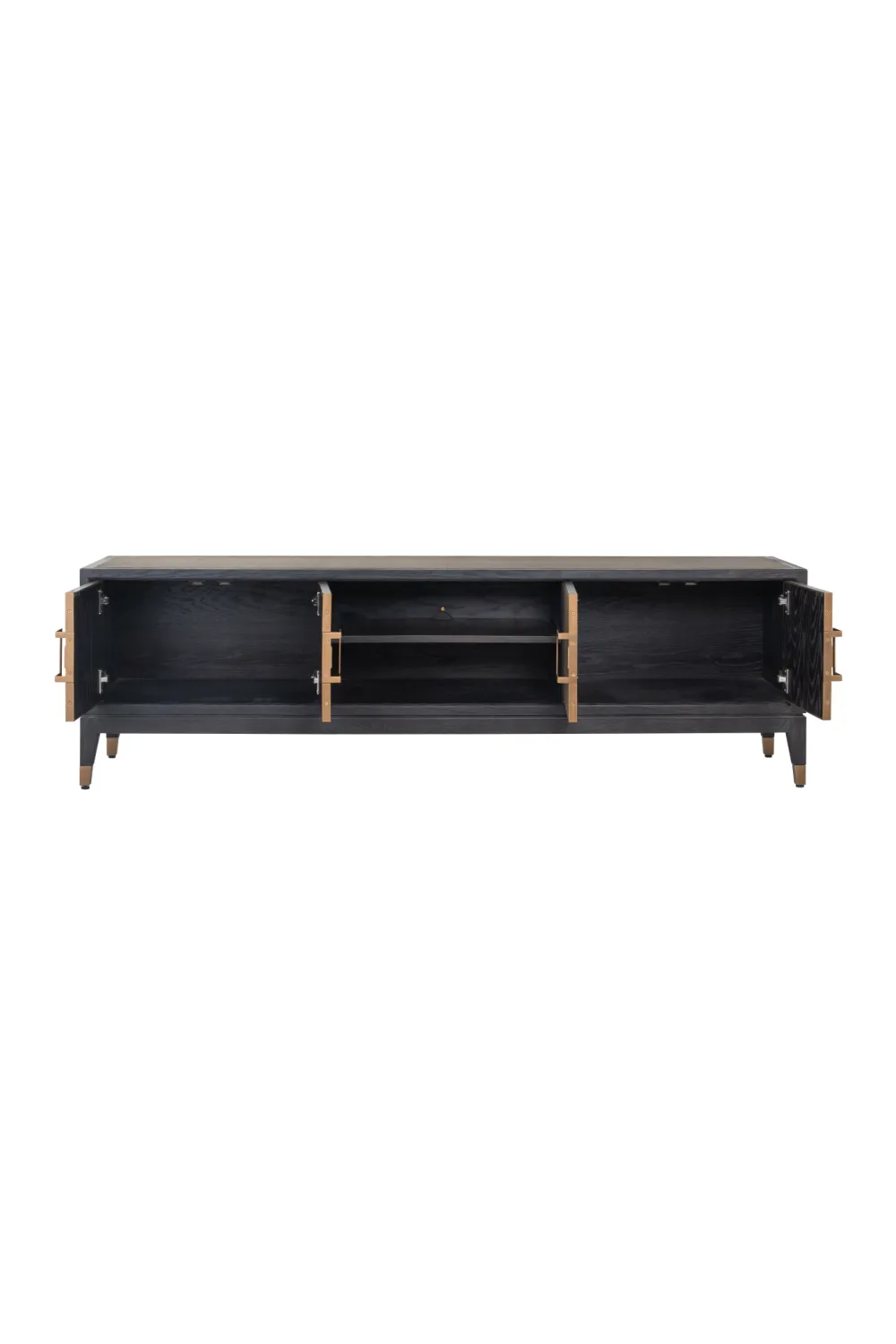 Modern Leather TV Unit | OROA Bloomingville