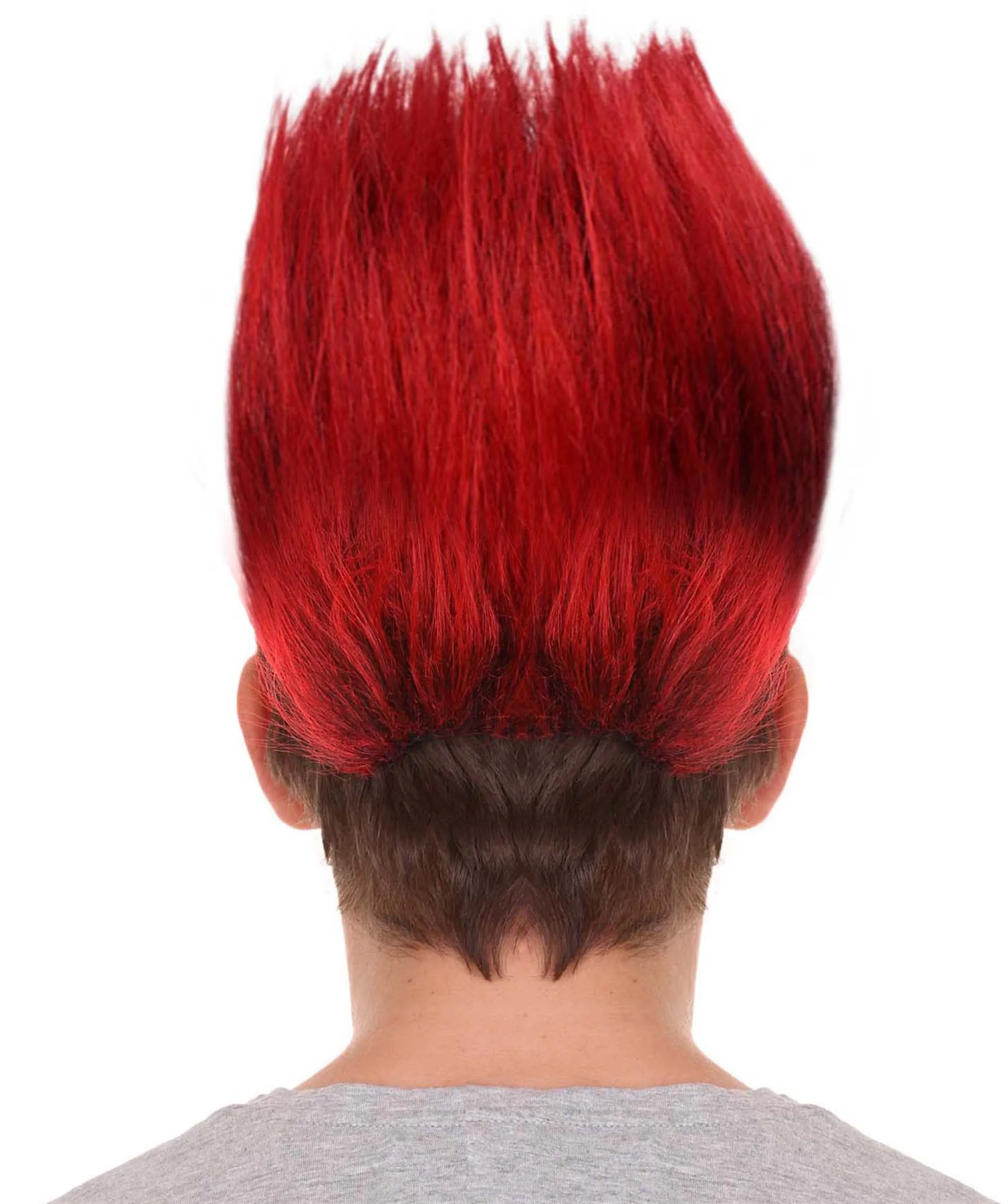 Mohawk Wig | Red & Black Cosplay Halloween Wig ACCESSORIES