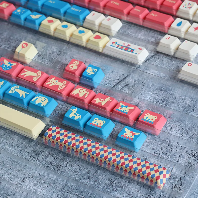 MOMOKA Carnival ANSI/ISO Cherry Profile Keycap Set 173 Keys
