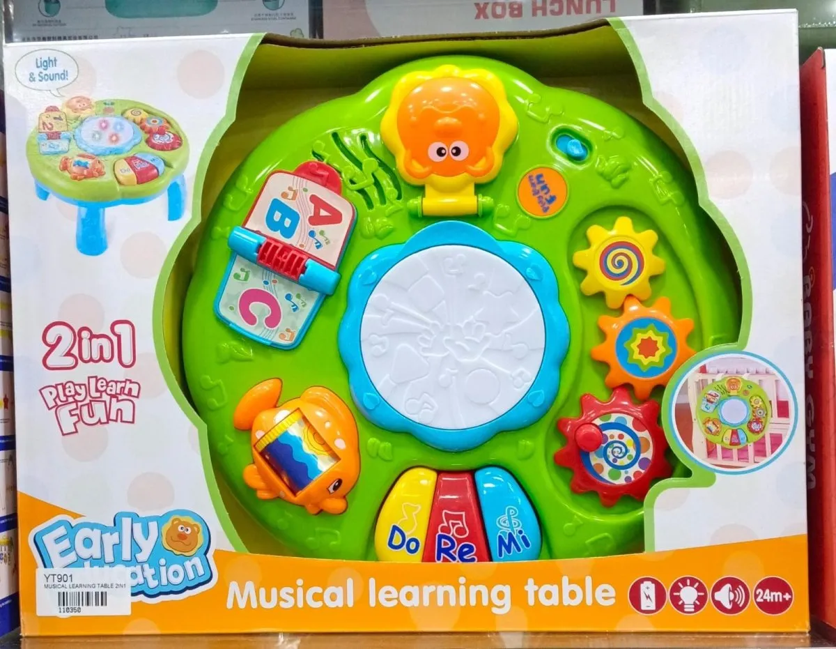 Multi Function Educational Activity Table For Kids