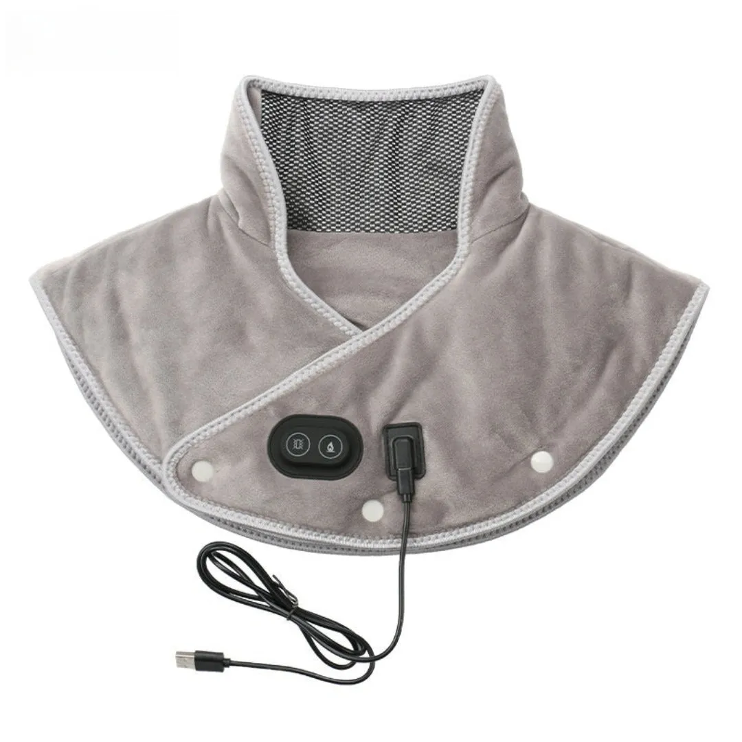 Neck Heating Pad & Massager | Neck and Shoulder Heat for Muscle Relaxation | Adjustable Settings for Stress Relief | Targeted Neck Pain and Relaxation