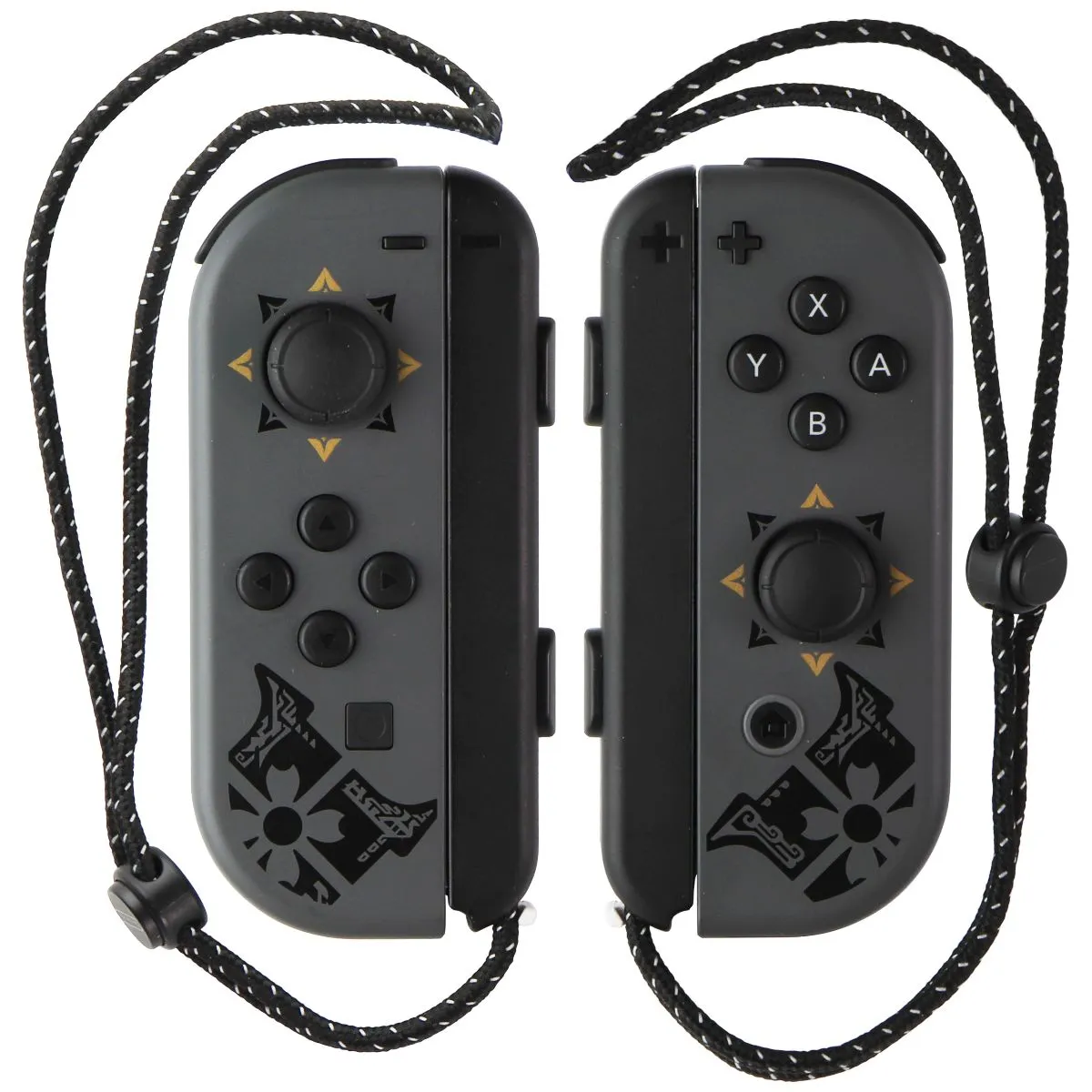 Nintendo Original Monster Hunter Joy-Con Set with Straps - Gray (HAC-015/16)