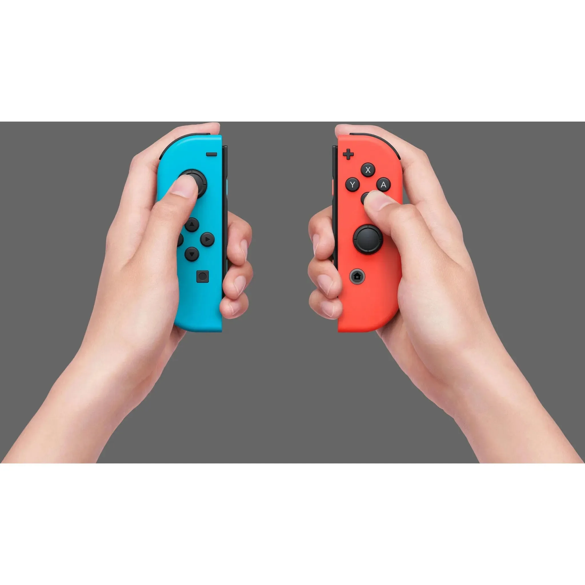 Nintendo Switch Joy-Con (Neon Red/Neon Blue Version) - Official Nintendo Branded Controller
