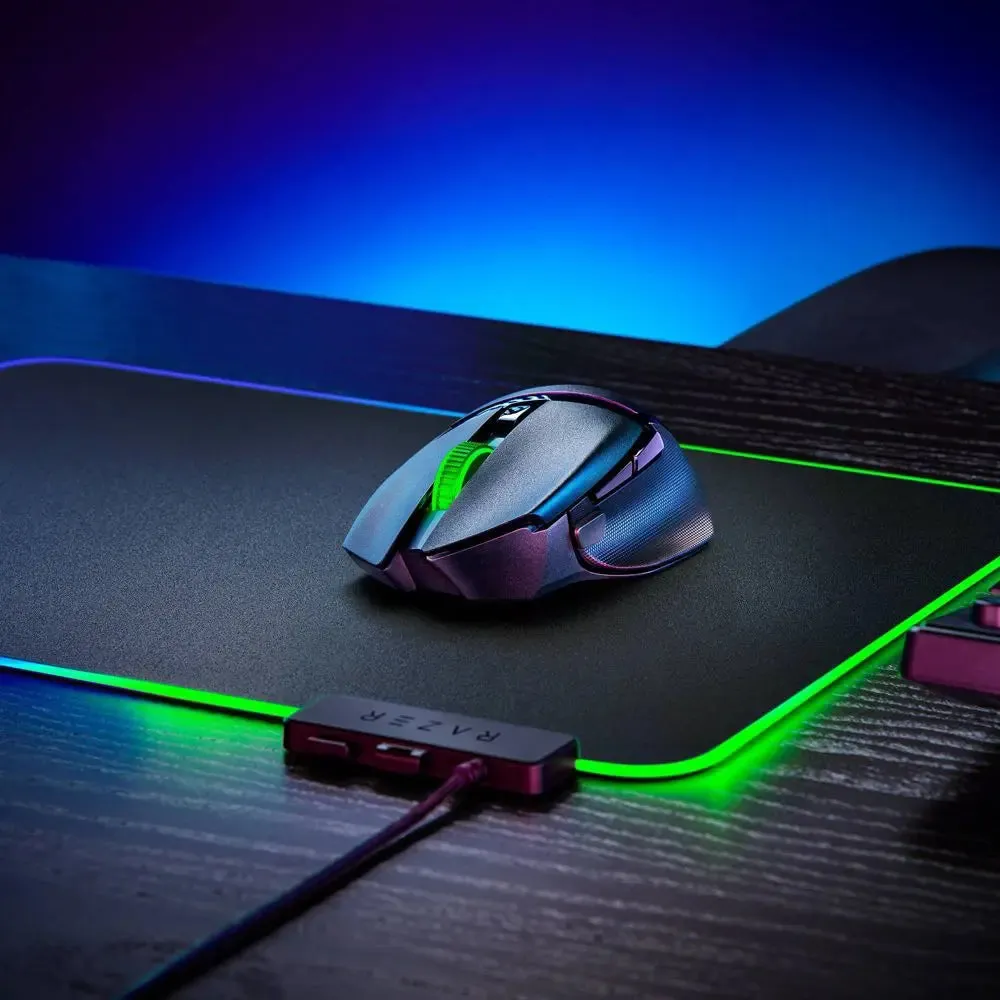 Open Box - Razer Basilisk V3 X HyperSpeed Wireless Bluetooth Gaming Mouse RGB Lighting