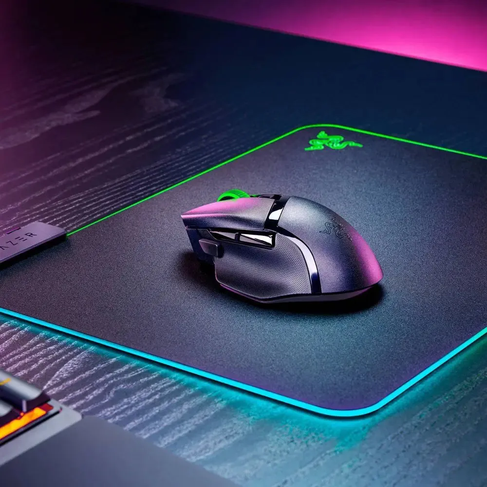Open Box - Razer Basilisk V3 X HyperSpeed Wireless Bluetooth Gaming Mouse RGB Lighting