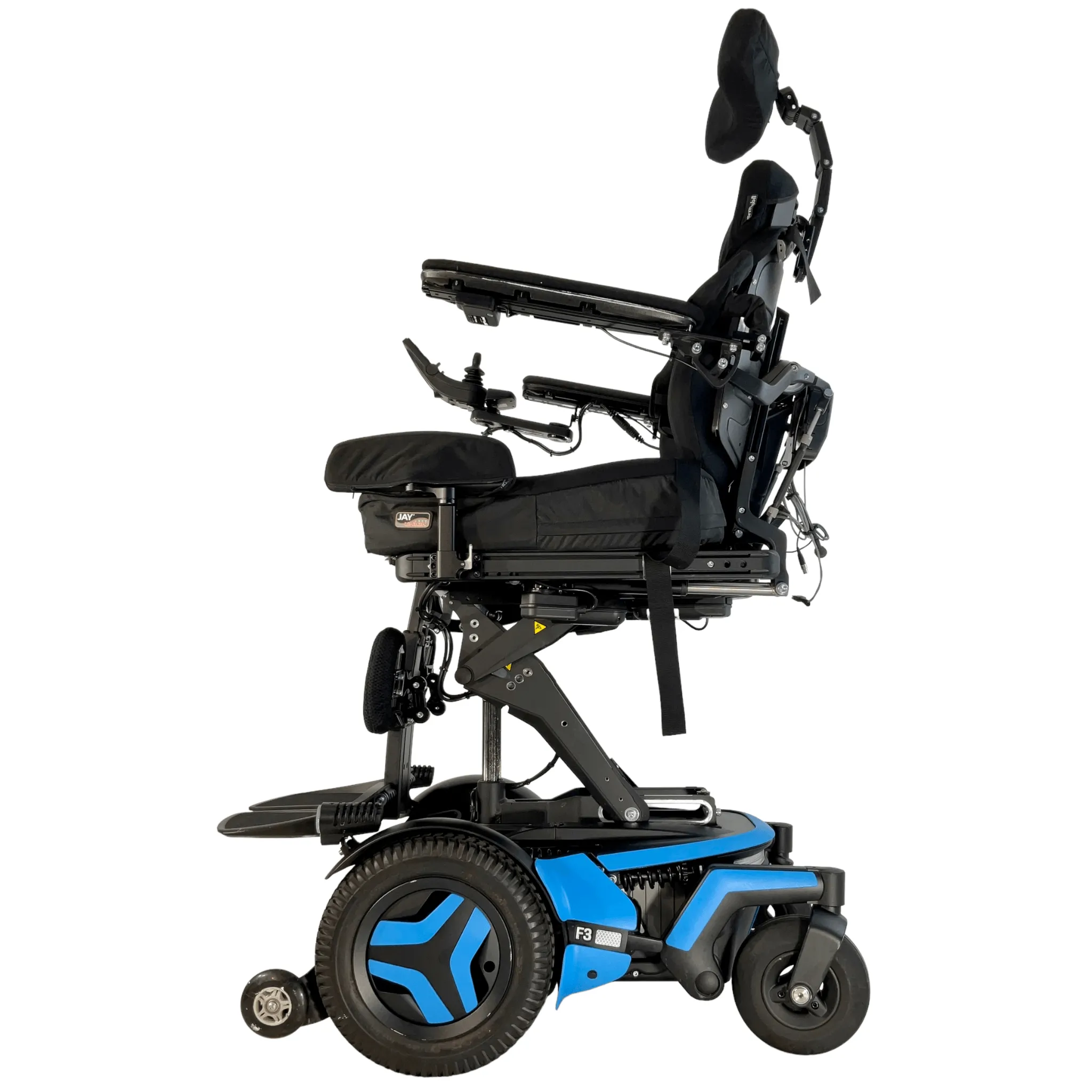 Permobil F3 Electric Wheelchair | 17 x 20 Seat | Seat Elevate, Tilt, Recline & Power Legs | Lighting Kit