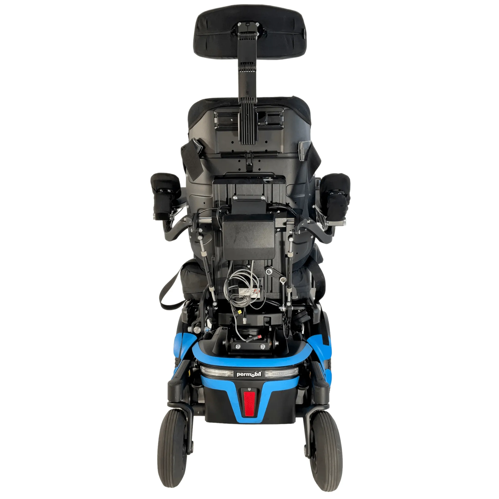Permobil F3 Electric Wheelchair | 17 x 20 Seat | Seat Elevate, Tilt, Recline & Power Legs | Lighting Kit