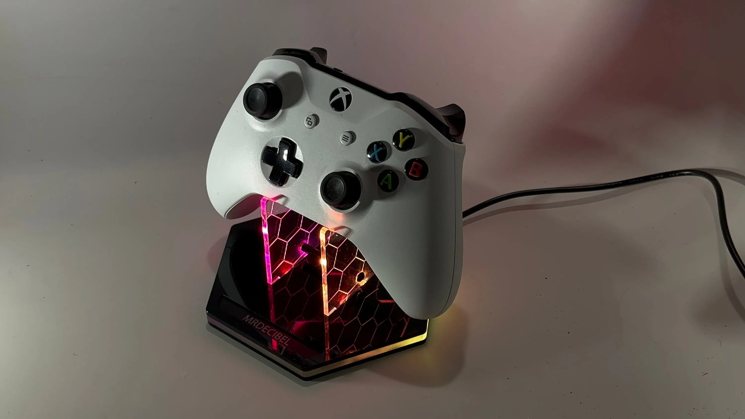 Personalized Game Controller Stand - Gift for Gamers -  Custom Stand -  RGB— Universal Fit - Any Username/Any Gamer Tag