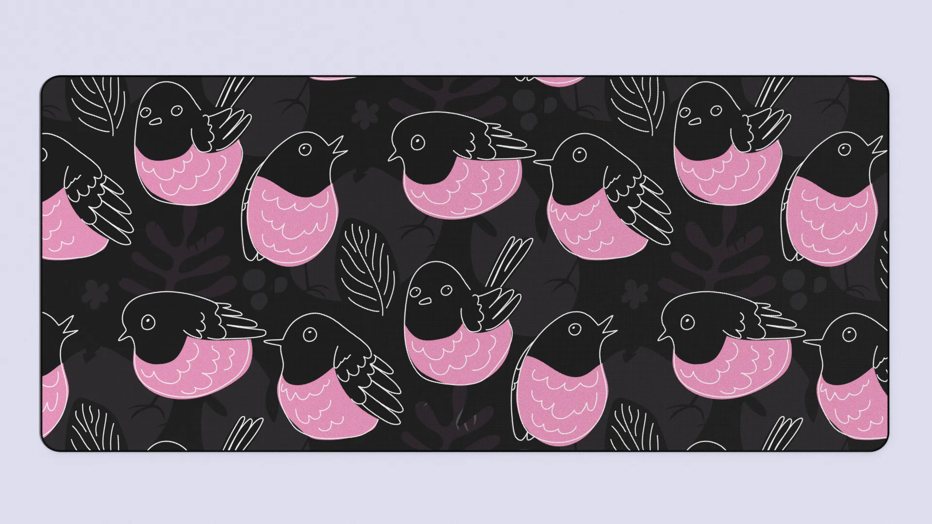 Pink Robin Deskmats