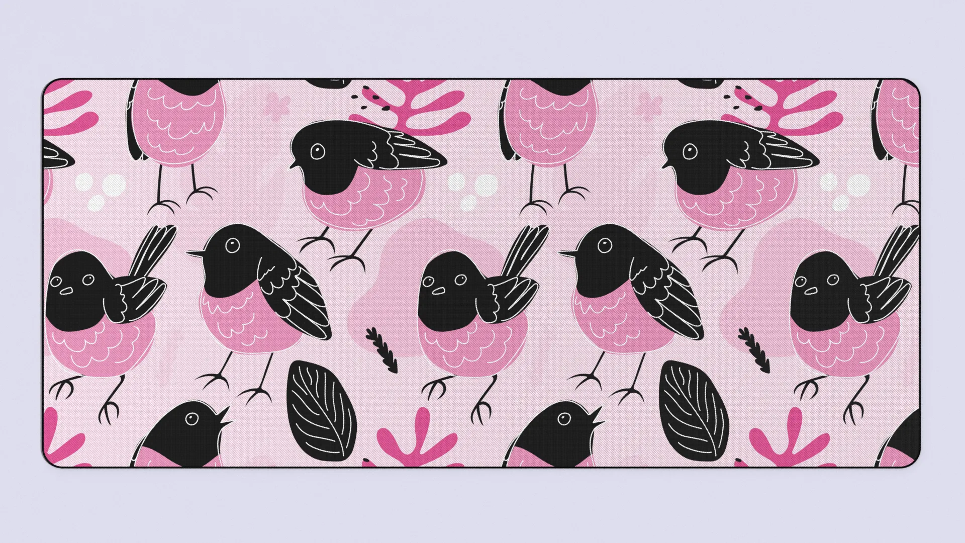 Pink Robin Deskmats