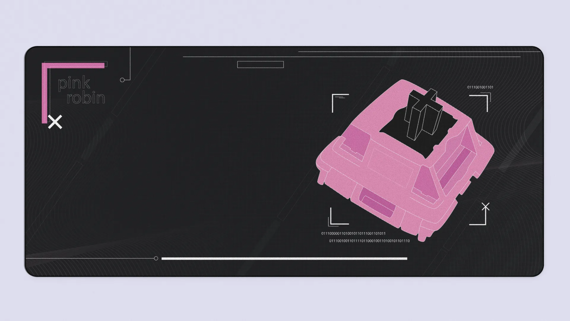 Pink Robin Deskmats
