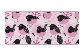 Pink Robin Deskmats