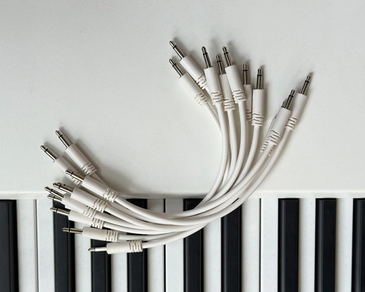 Polar Noise Eurorack Patch Cable 15cm - 10 Pack (White)