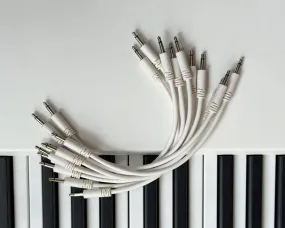 Polar Noise Eurorack Patch Cable 15cm - 10 Pack (White)