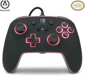 PowerA Spectra Enhanced Wired Controller for Nintendo Switch, Light-Up, Officially Licensed Gamepad