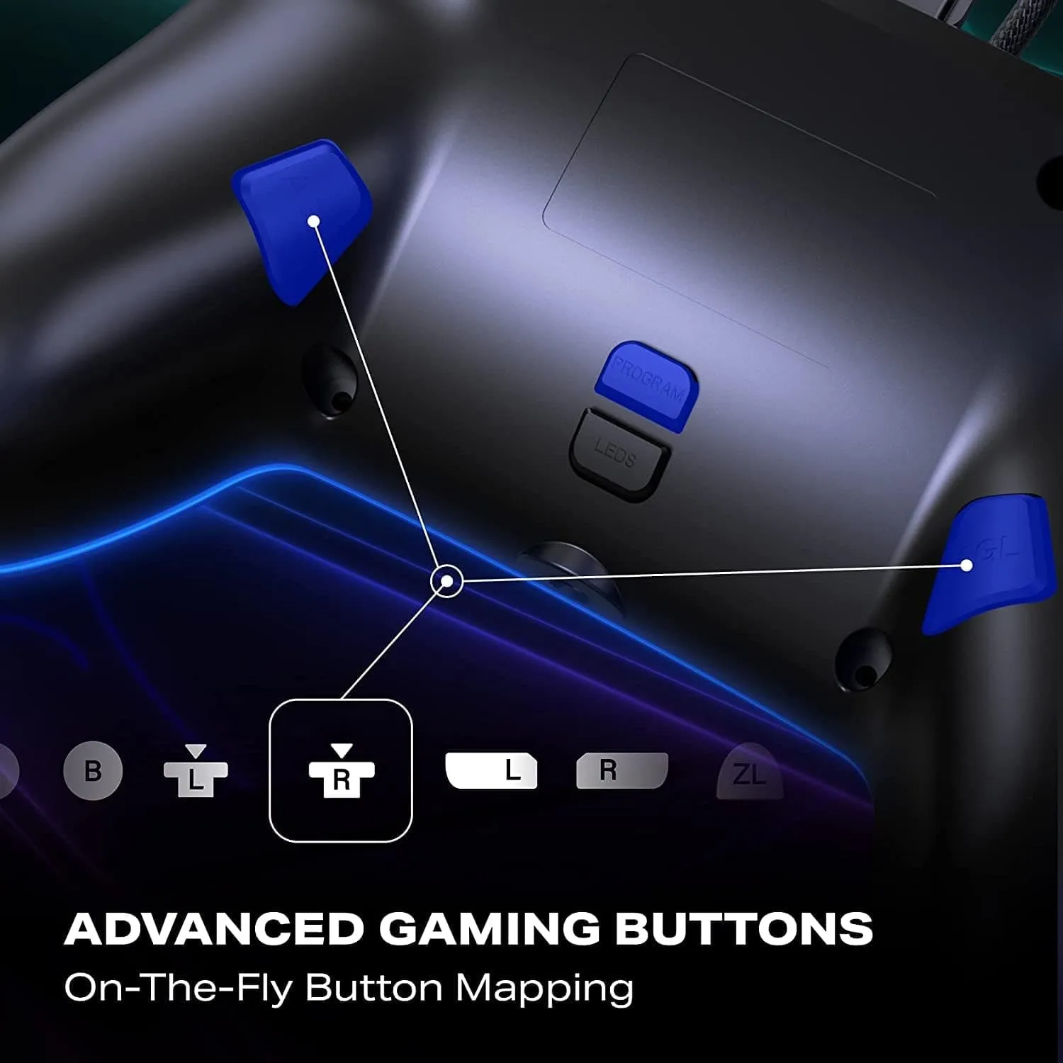 PowerA Spectra Enhanced Wired Controller for Nintendo Switch, Light-Up, Officially Licensed Gamepad