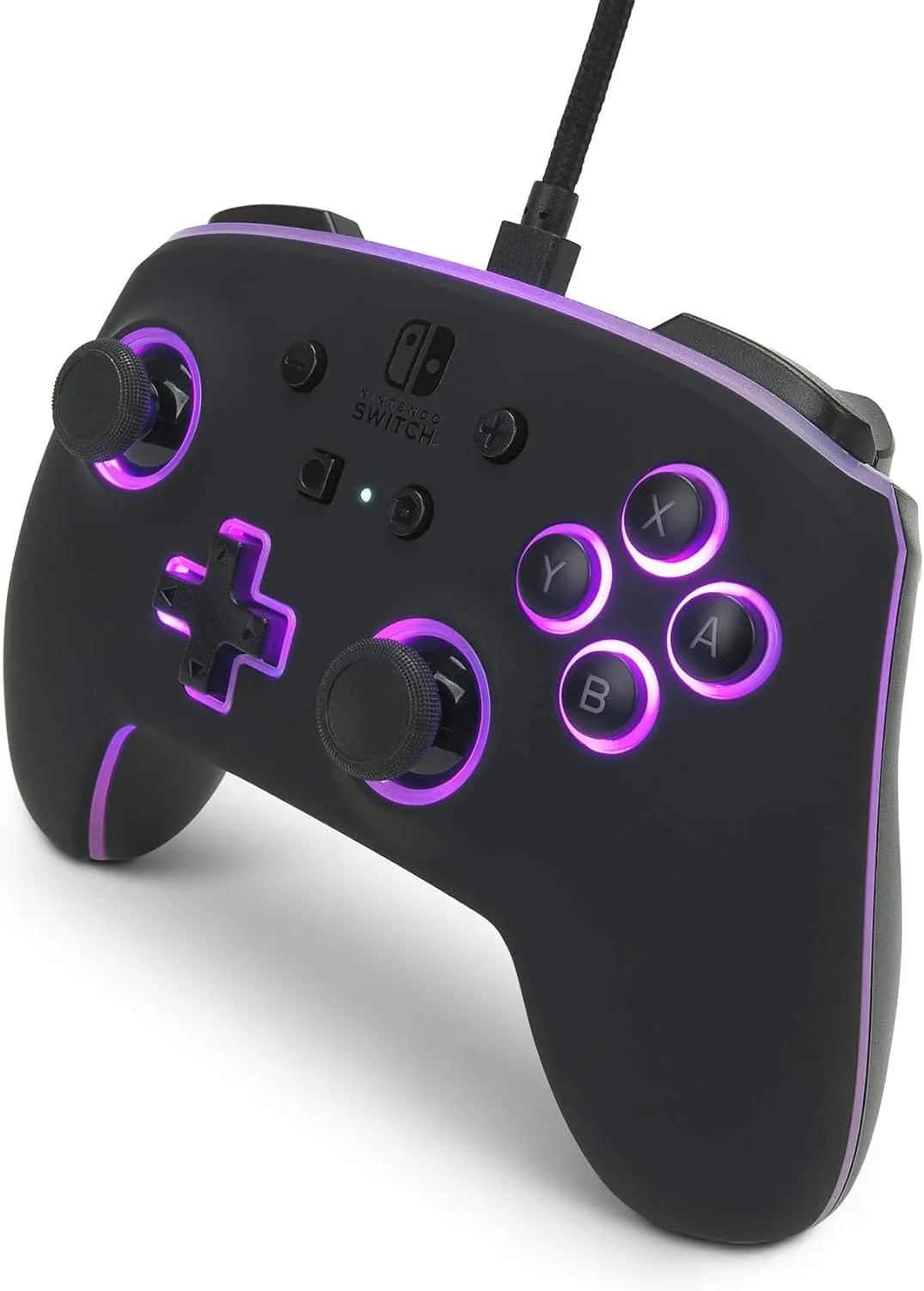 PowerA Spectra Enhanced Wired Controller for Nintendo Switch, Light-Up, Officially Licensed Gamepad